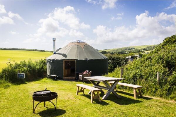 Becks Bay campsite in Tenby, Pembrokeshire
