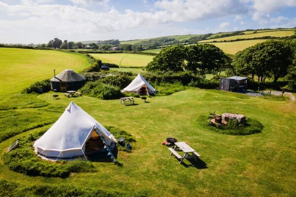 Becks Bay campsite in Tenby, Pembrokeshire