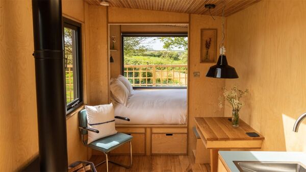 The Old Vicarage campsite in Cardigan, Pembrokeshire