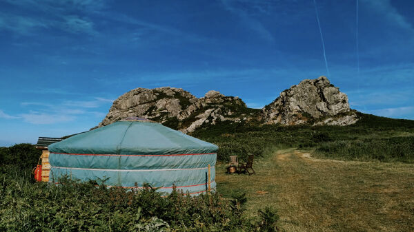 Hillfort Camping campsite in Goodwick, Pembrokeshire