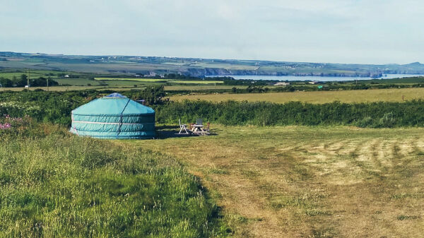 Hillfort Camping campsite in Goodwick, Pembrokeshire