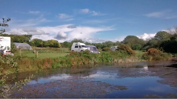 Cwrt Hen campsite in Newcastle Emlyn, Ceredigion