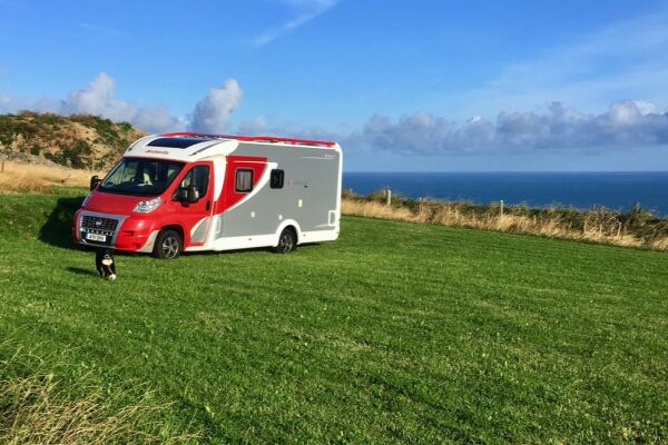 Penrhyn Farm Camping campsite in New Quay, Ceredigion