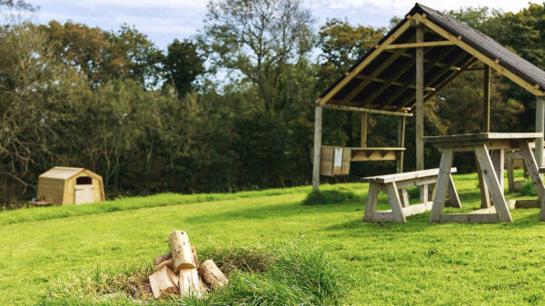 Cowpots Camping campsite in Whitland, Carmarthenshire