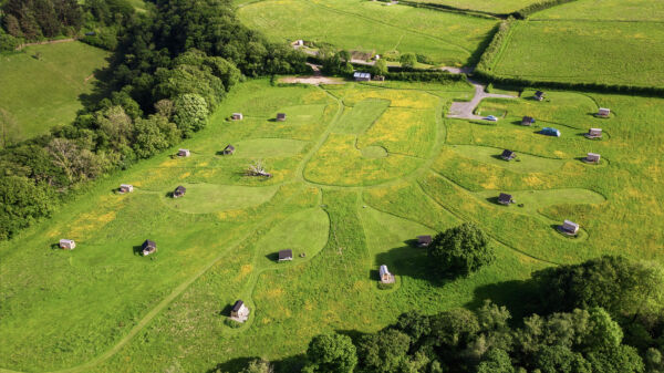 Cowpots Camping campsite in Whitland, Carmarthenshire