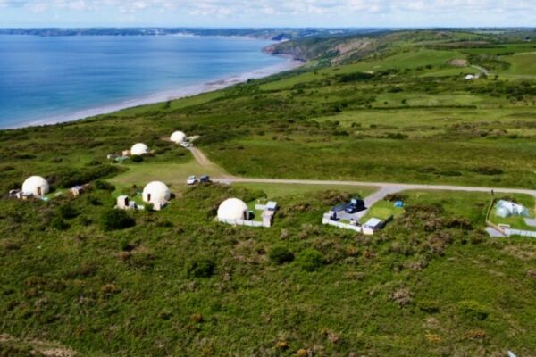 Thorning Farm Camping campsite in Pendine, Carmarthenshire