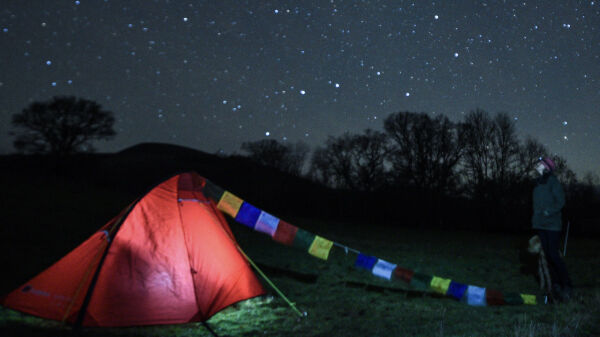 Dark Skies Camping campsite in Llandovery, Carmarthenshire