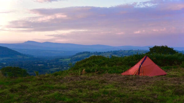 Dark Skies Camping campsite in Llandovery, Carmarthenshire