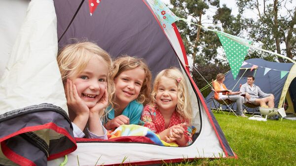 Ffynnonddewi Camping campsite in Haverfordwest, Pembrokeshire