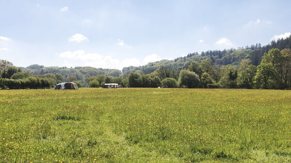 Camp Plas campsite in Welshpool, Montgomeryshire