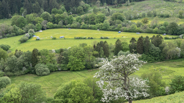 Camp Plas campsite in Welshpool, Montgomeryshire