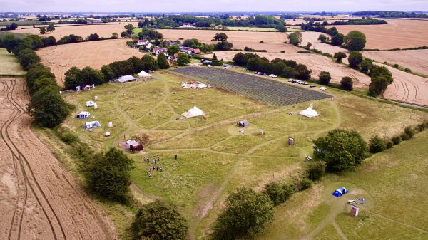 Finchingfield Camping campsite in Finchingfield, Essex