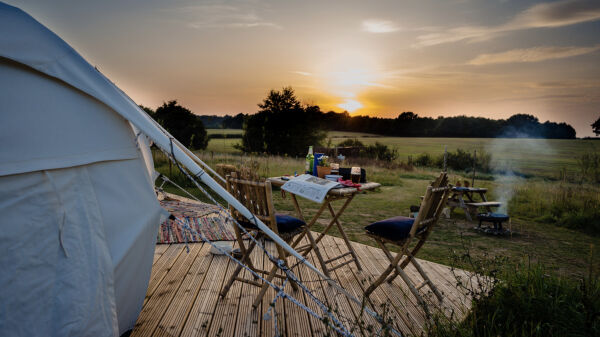 Finchingfield Camping campsite in Finchingfield, Essex