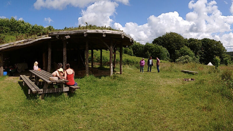 Coed Temple Druid campsite in Clunderwen, Pembrokeshire