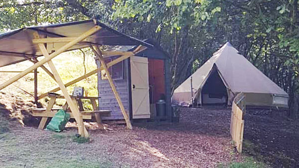 Wild Cherry Camping campsite in Chirk, Denbighshire