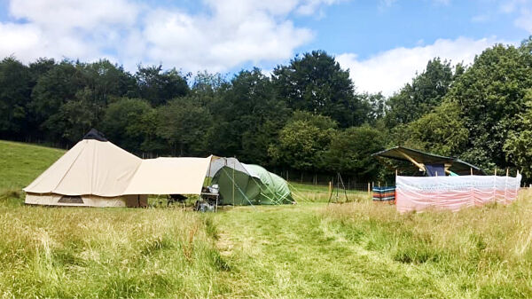 Wild Cherry Camping campsite in Chirk, Denbighshire