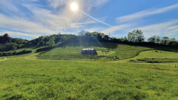 Belan Bluebells campsite in Llanidloes, Powys