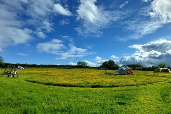 Green Sheep Camping campsite in Amroth, Pembrokeshire