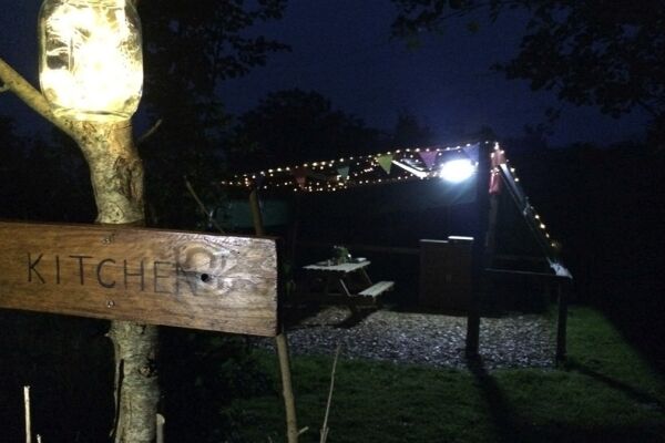 Moon Dance Camping campsite in Whitland, Pembrokeshire