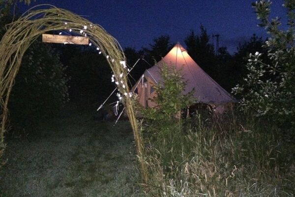 Moon Dance Camping campsite in Whitland, Pembrokeshire