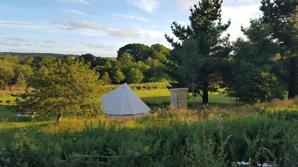 Watermeadows Glamping campsite in Kilgetty, Pembrokeshire