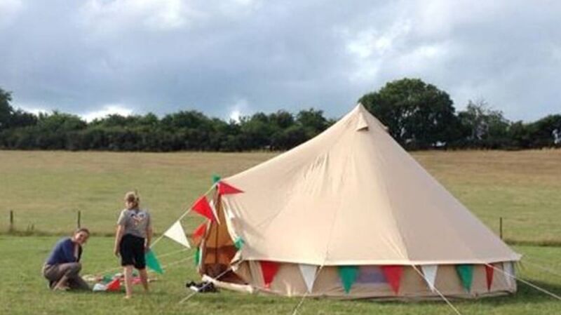Nantgwyn Camping campsite in Llanarth, Ceredigion