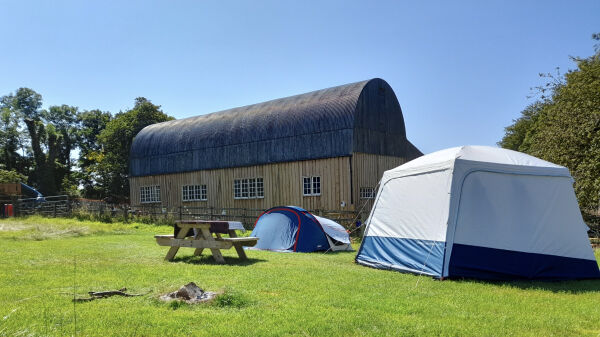 Coedfryn Farm Camping campsite in Crymch, Pembrokeshire