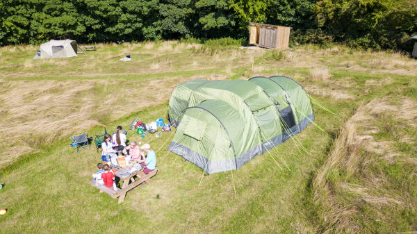 Coedfryn Farm Camping campsite in Crymch, Pembrokeshire