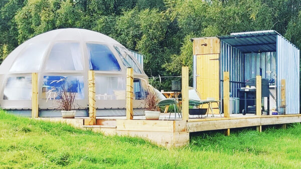 Brenig Glamping campsite in Denbigh, Denbighshire