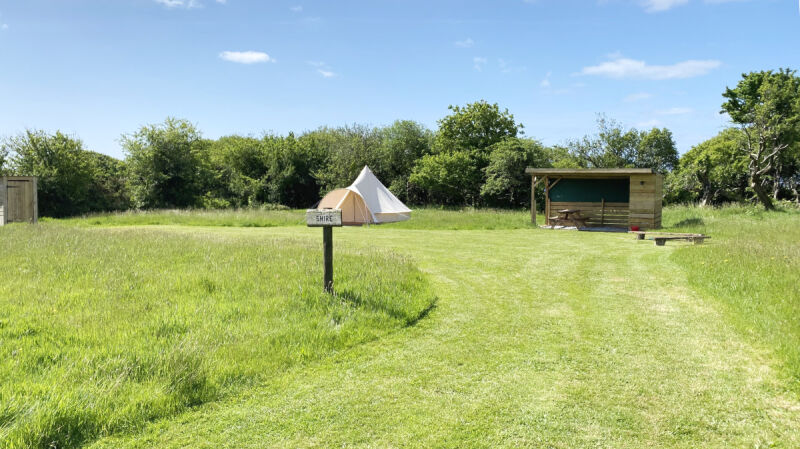 Horseshoe Camping campsite in Pendine, Carmarthenshire