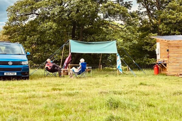 Worfe Camping campsite in Shifnal, Shropshire