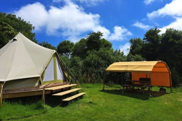 Canna Farm Campsite campsite in St Austell, Cornwall