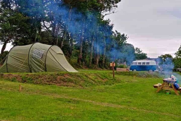 Dipple Farm Camping campsite in Bideford, Devon