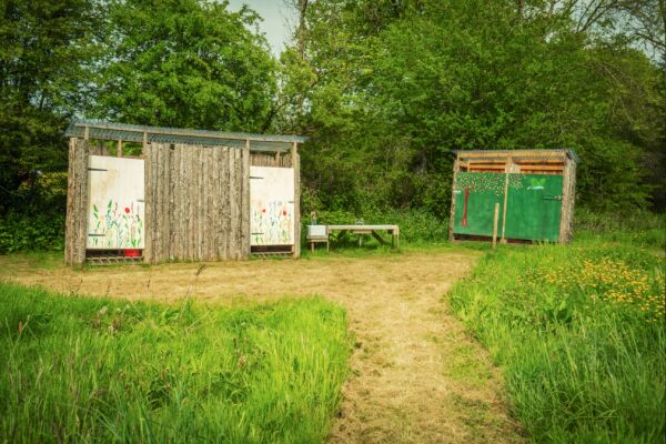 Awel yr Awen campsite in Lampeter, Ceredigion
