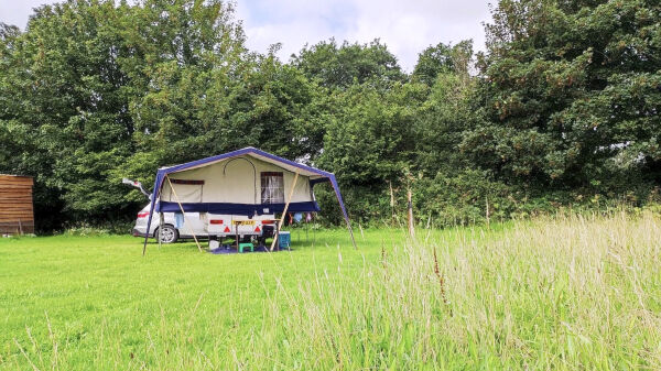 Cudlic Camping campsite in Milford Haven, Pembrokeshire