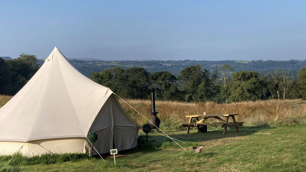 Coedmor Camping campsite in Cardigan, Ceredigion