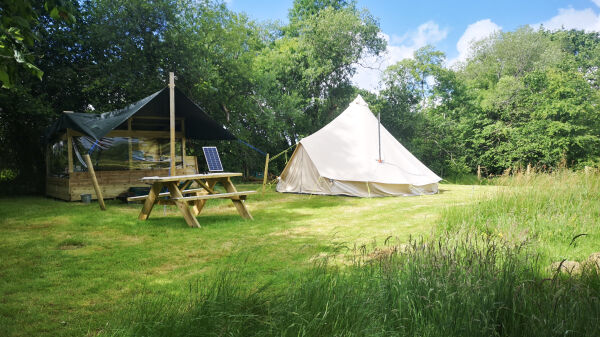 Llansawel Agored campsite in Llandeilo, Carmarthenshire