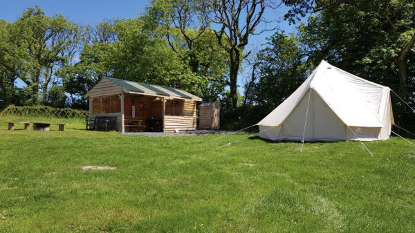 Upper Scolton Camping campsite in Haverfordwest, Pembrokeshire