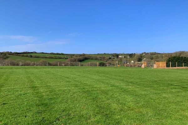 Lambriggan Camping campsite in Perranporth, Cornwall