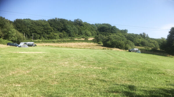Lower Marlpits Farm campsite in Exeter, Devon