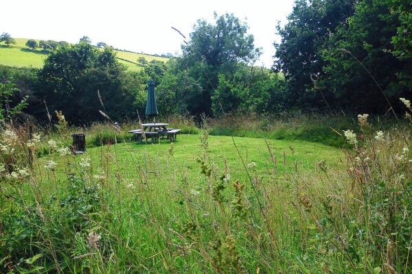 Orchard Hideaway campsite in Exeter, Devon