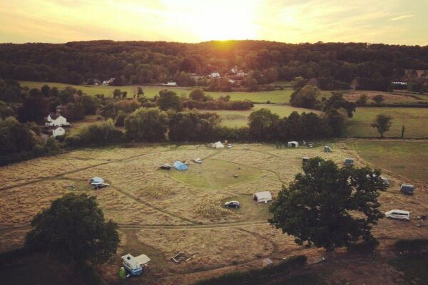 Wild Contentment campsite in Oswestry, Shropshire