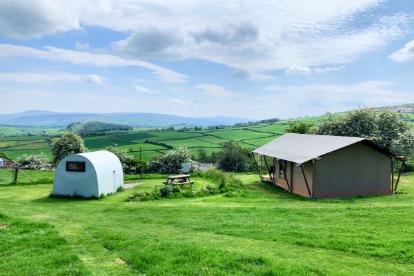 Shepherd's Crag Glamping campsite in Carnforth, Cumbria
