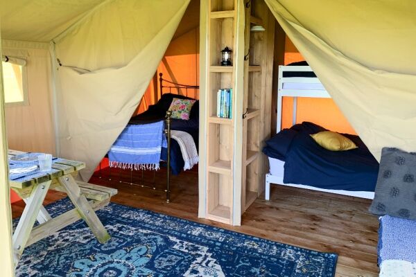 Shepherd's Crag Glamping campsite in Carnforth, Cumbria