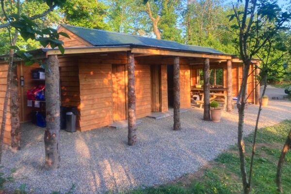 Landsker Camping campsite in Narberth, Pembrokeshire