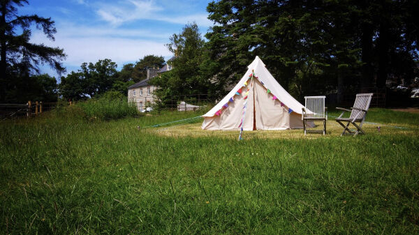 Plas yn Llangoed Camping campsite in Llangoed, Anglesey