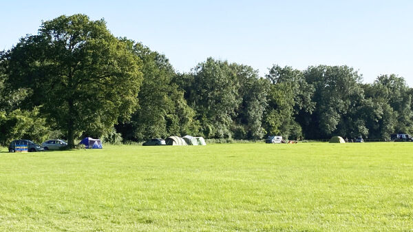 Woodlands Camping campsite in Bramdean, Hampshire
