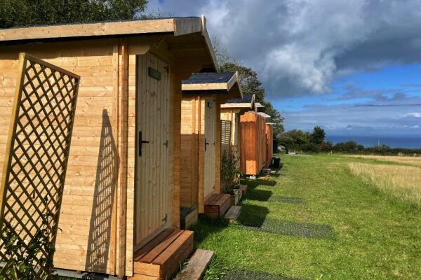 Camp At Erwan campsite in Llangrannog, Ceredigion