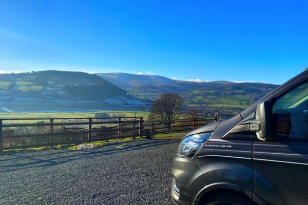 Alltimate View campsite in Brecon, Powys