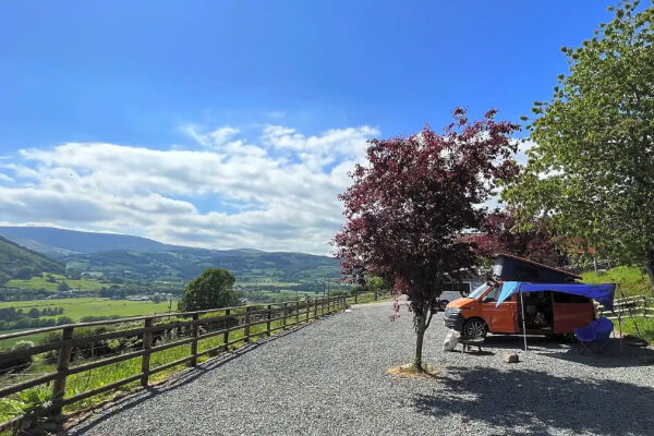 Alltimate View campsite in Brecon, Powys